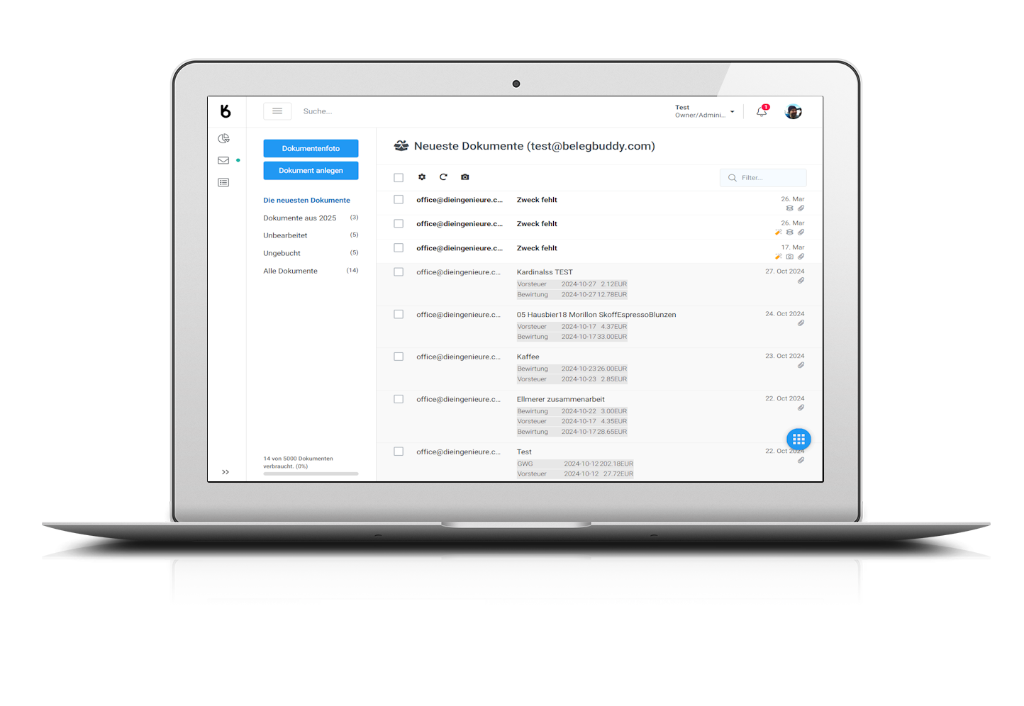 belegbuddy.com App